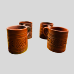 স্টার মাটির মগ সেট – ৬ পিস - Image 2