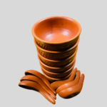 স্টার মাটির স্যুপ কাপ সেট – ৬ পিস