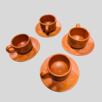 মাটির কাপ সেট (৬ পিস) - Image 3